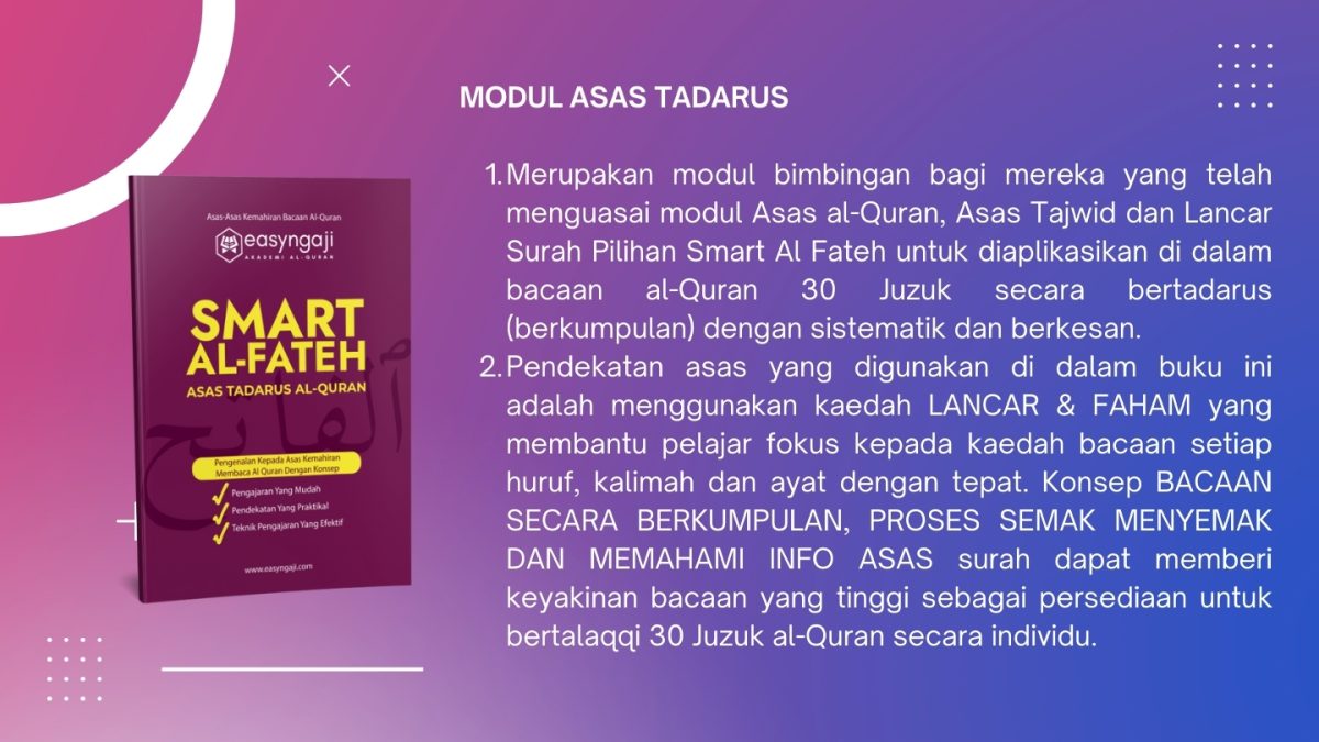 Smart Al-Fateh Asas Tadarus