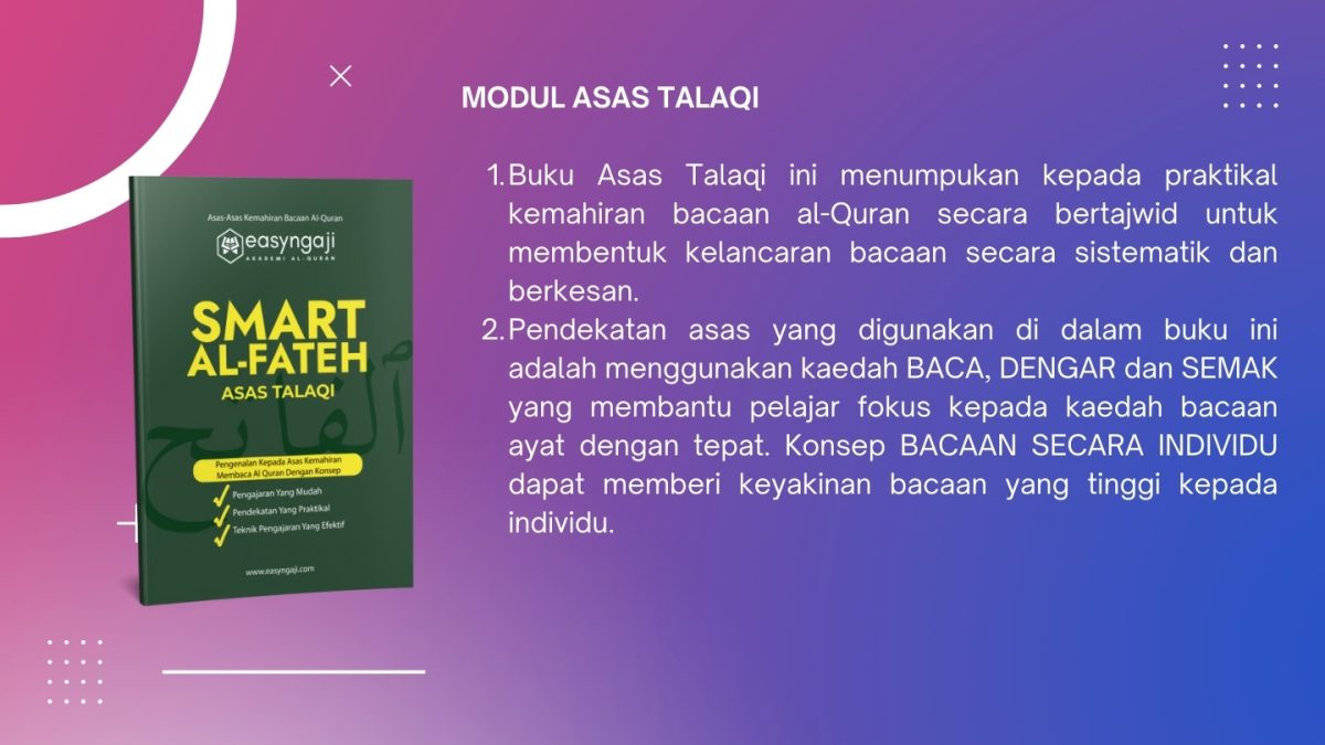 Smart Al-Fateh Asas Talaqqi