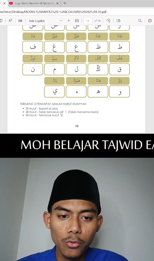 Live Moh Belajar Tajwid Easy Ngaji